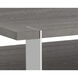 Daria 59 X 59 inch Smoke Brown / Polished Coffee Table